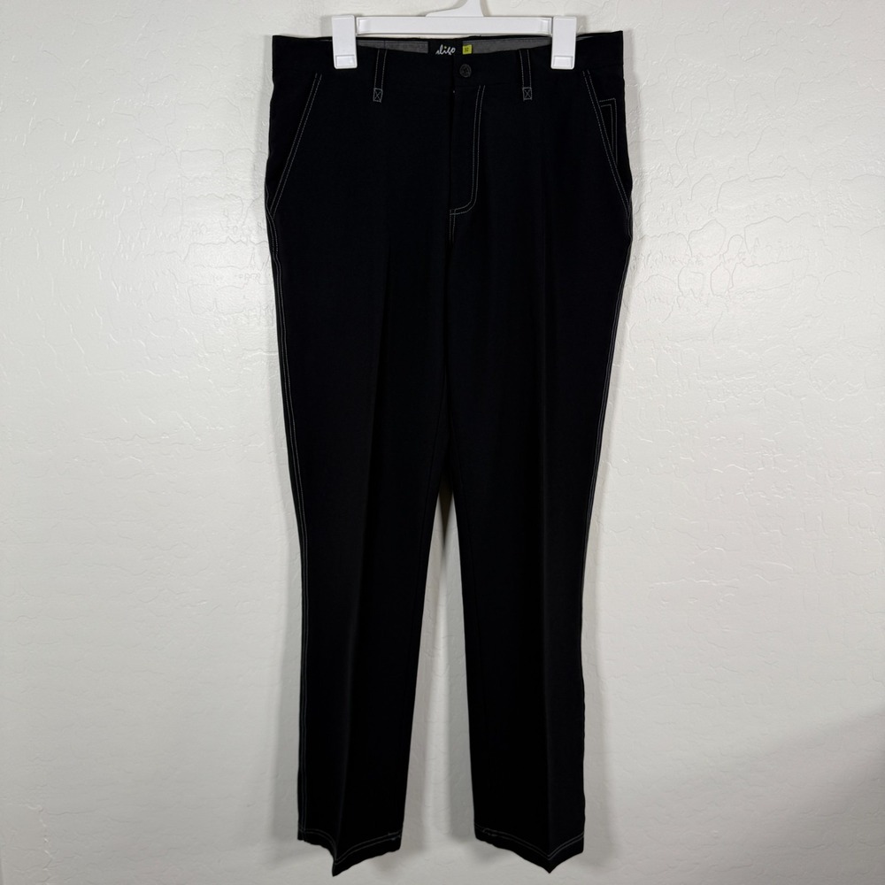 Sligo Pants Mens 32 Black Golf‎ Performance Stretch Chino Casual Golfer